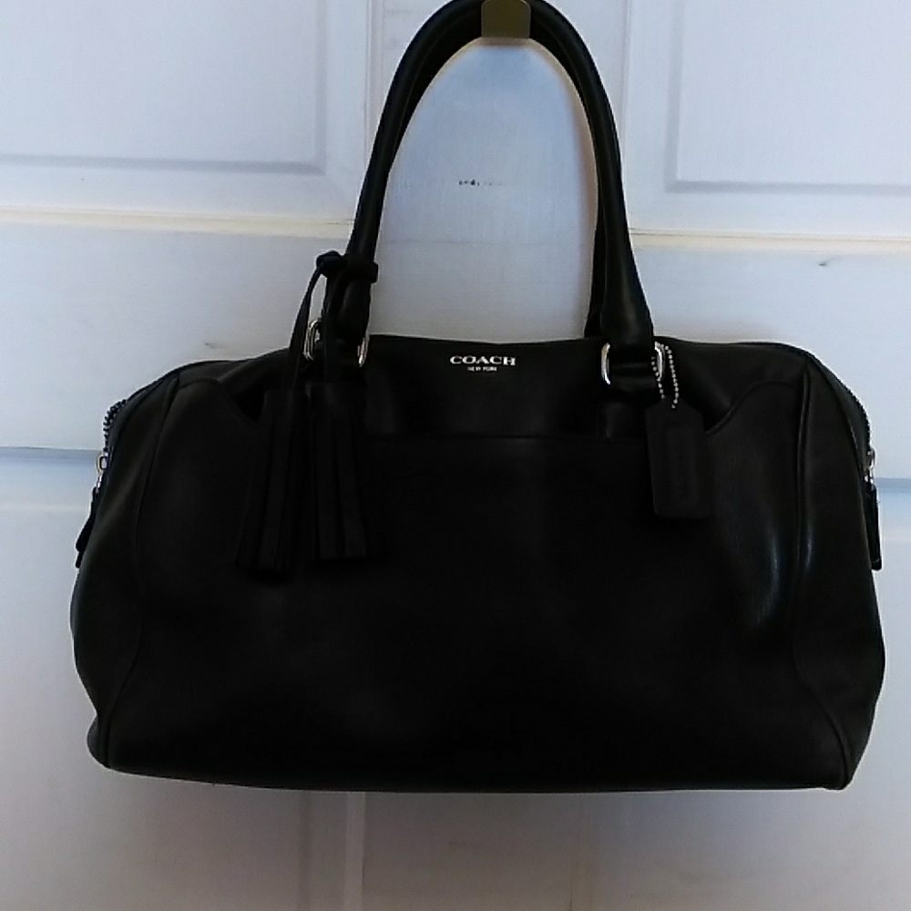 Coach leather 👜 black handbag